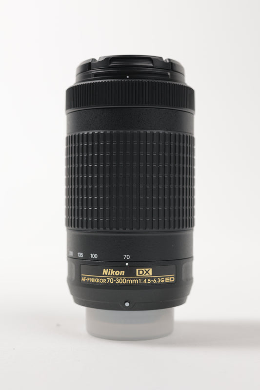 Nikon AFP70300GED/28263 AF-P DX Nikkor 70-300mm f/4.5-6.3G ED, Used