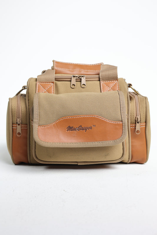 MacGregor Medium Shoulder Bag, Tan Canvas, Used