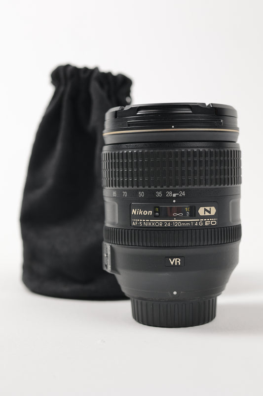 Nikon AFS24120GEDVR/33315 AF-S 24-120mm f/3.5-5.6G ED VR, Used