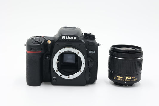 Nikon D7500/1855/67166 D7500, AF-P DX 18-55mm f/3.5-5.6G VR, Used