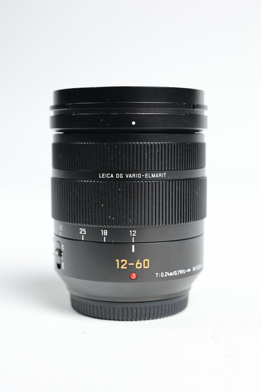 Panasonic HES12060/01392 DG Vario-Elmarit 12-60mm f/2.8-4 ASPH Power O.I.S. Lens, Used
