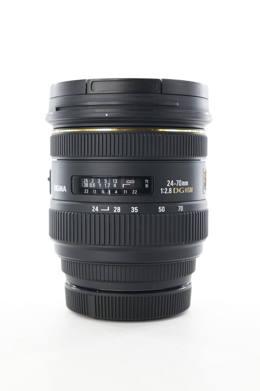 Sigma 2470/2.8C/03328 24-70mm f/2.8 DG OS HSM ART F/Canon, Ø82, Used