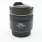 Nikon AF10.5/2.8GED/13935 AF 10.5mm f/2.8G ED Fisheye, Used (For Parts)
