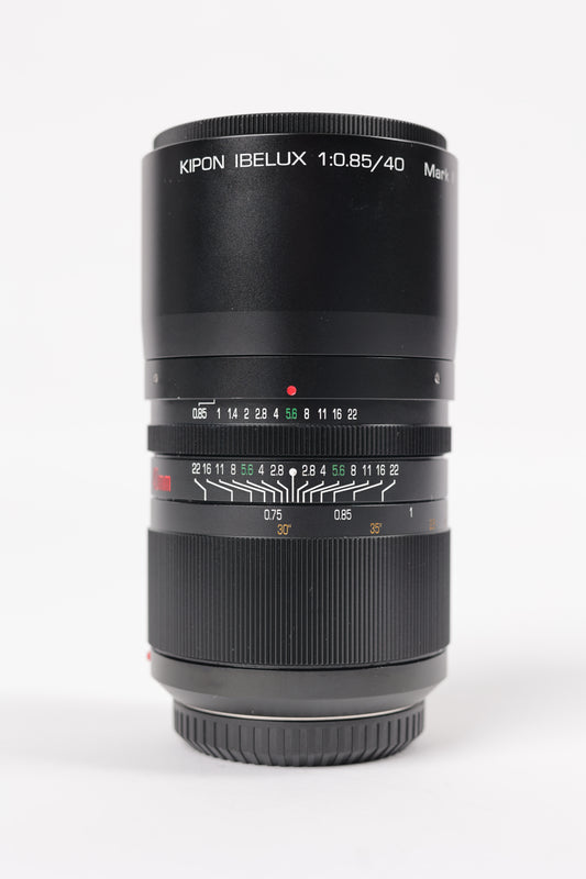 Kipon 40/0.85/NA Ibelux 40mm f/0.85 Mark II F/Sony E, Used
