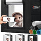 DUCLUS Light Box Photography, Portable Photo Studio Booth Box, 10" x 10" Professional Mini Shooting Tents with 104 LED Lights Dimmable, 6 Backdrops for Small Product: Jewelry, Miniature Models etc.