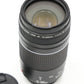 Canon EOSREBELT7/DUALLENS/25199 Rebel T7, EF-S 18-55mm f/4-5.6 IS STM + EF 75-300mm f/4-5.6 III, Used