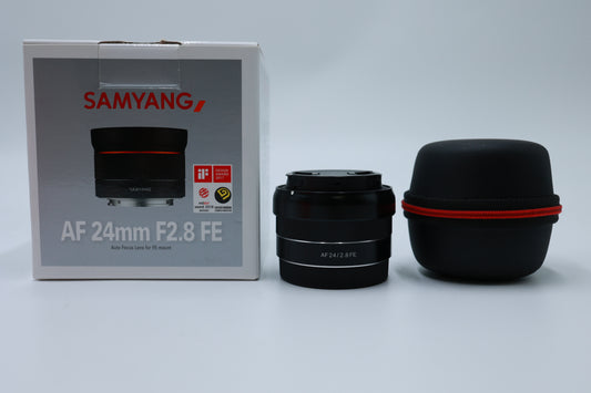 Samyang 24/2.8/25039 AF 24mm f/2.8 FE F/Sony E-Mount, Used