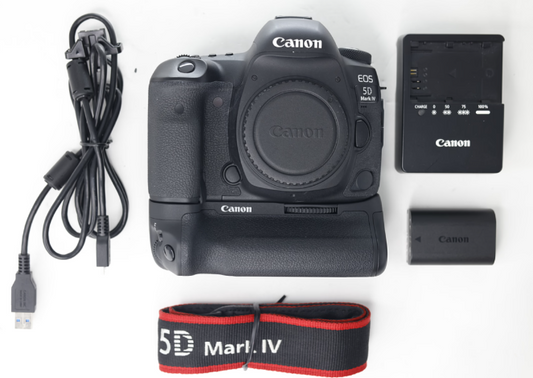Canon EOS5DMIVBODY/00036 EOS 5D Mark IV + BGE20 Battery Grip, Used