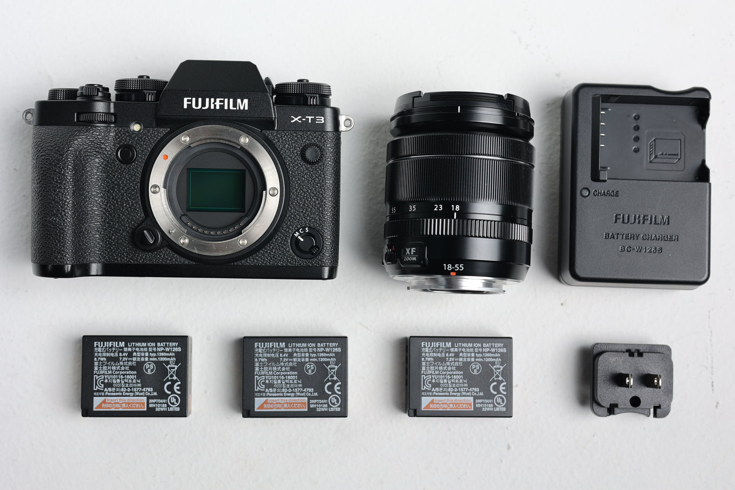 Fujifilm XT3/1855/07882 XT3, XF 18-55mm f/2.8-4 R LM OIS, Black, Used