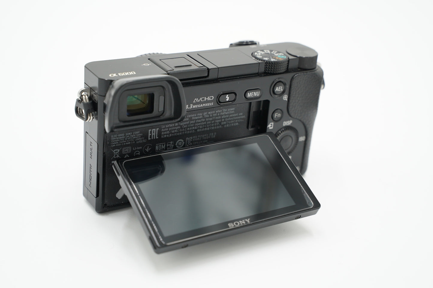 Sony A6000/6806112, A6000, Body Only, Black, Used
