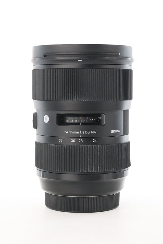 Sigma 2435/2C/58008 24-35mm f/2 DG HSM ART Lens F/Canon EF, Used