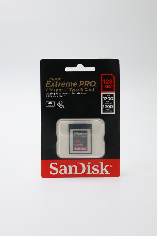 Sandisk 128GB Extreme PRO CFExpress Type-B Card, Used