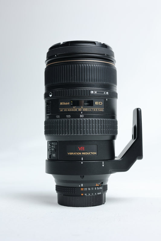 Nikon AF80400DEDVR/09457 AF 80-400mm f/4.5-5.6D ED VR, Used