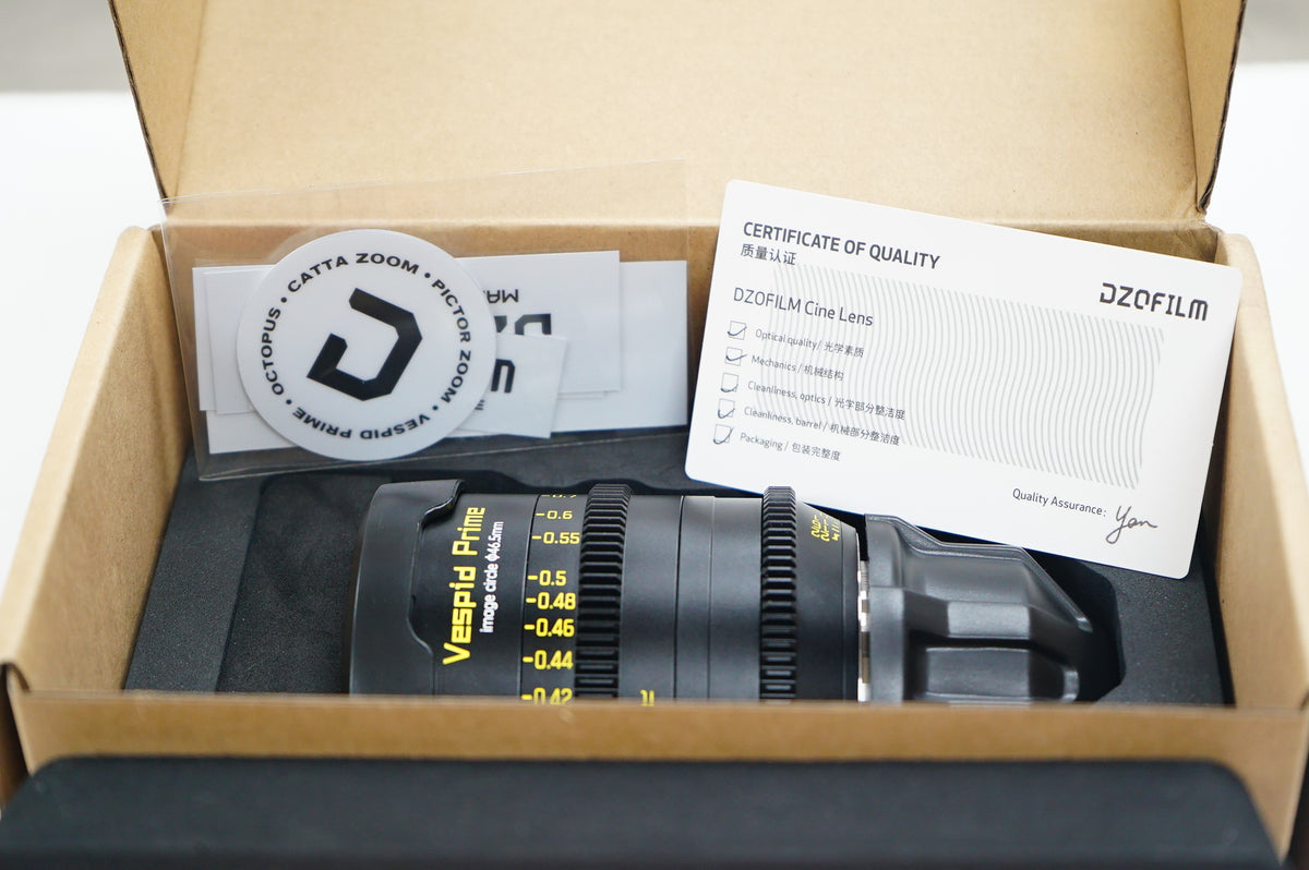 DZOFilm VESPID 40mm T2.1 Lens (PL & EF Mounts) #00430, Used