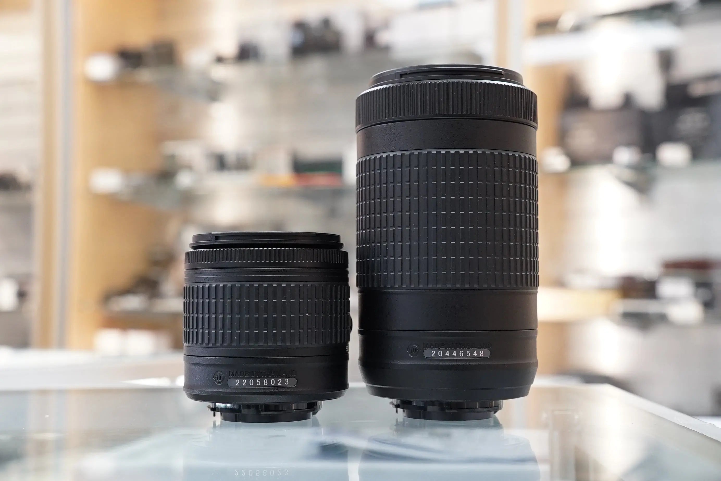 Nikon D5600 DSLR Camera Body w/2-Lens Kit (AF-P 18-55mm f/2.5-5.6 & 70-300mm f/4.5-6.3), Used