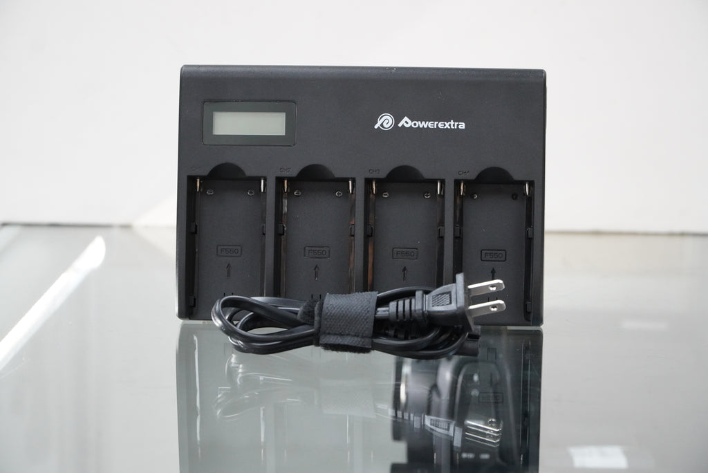 Powerextra CD-F970 Quad Charger For NP-F Series Batteries, Used