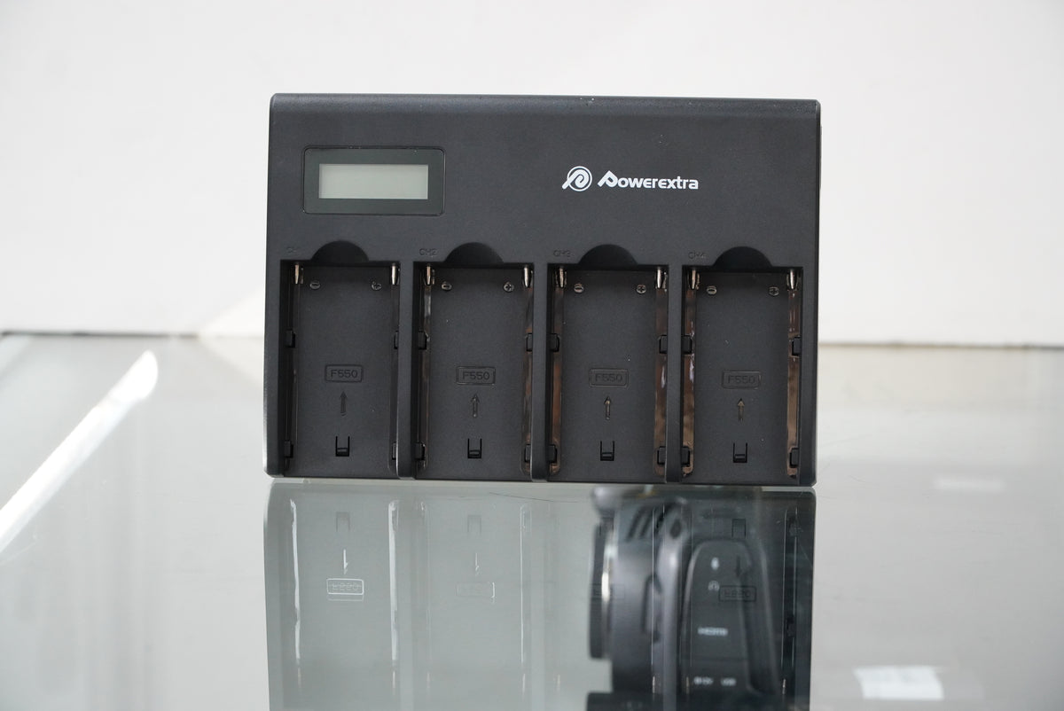 Powerextra CD-F970 Quad Charger For NP-F Series Batteries, Used