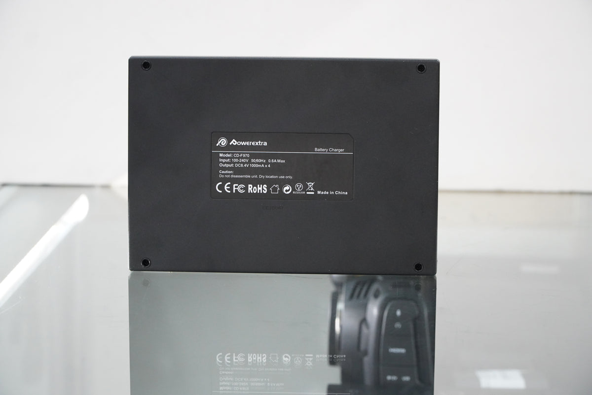 Powerextra CD-F970 Quad Charger For NP-F Series Batteries, Used