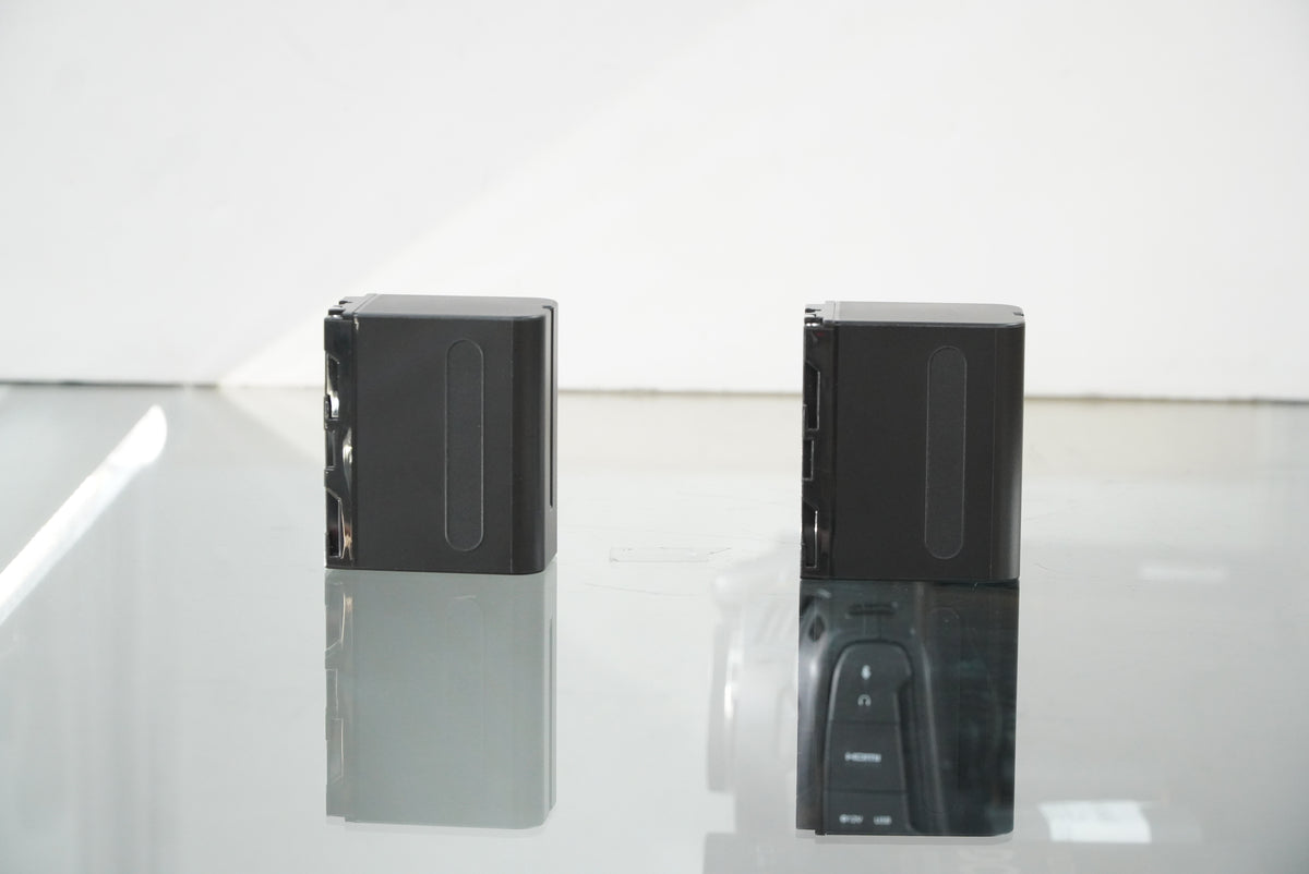 Powerextra Replaces NP-F960/F970 Battery 2 Pack, Used