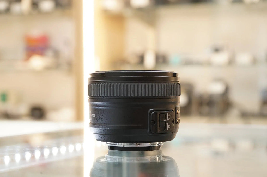 Nikon 50F18G-78452 AF-S NIKKOR 50mm f/1.8 G Autofocus Lens (58), Used - AVC photo video store