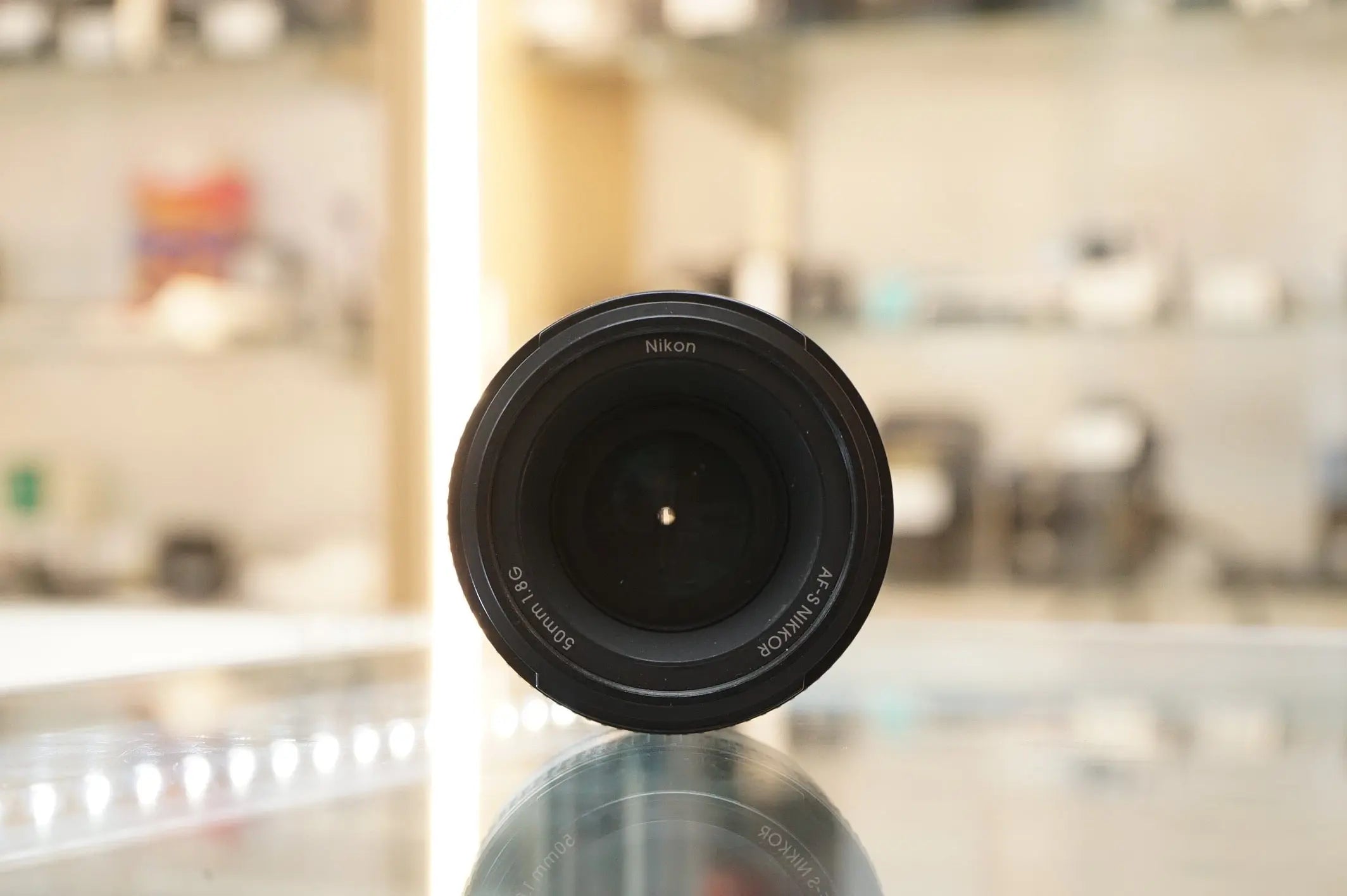 Nikon 50F18G-78452 AF-S NIKKOR 50mm f/1.8 G Autofocus Lens (58), Used - AVC photo video store