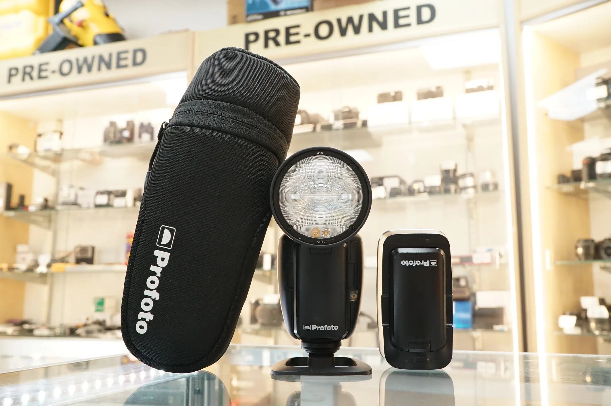 Profoto A10AIR-C-634A2 A10 AirTTL-C Studio Light for Sony {Bounce, Swivel, Zoom} 901230, Used - AVC photo video store