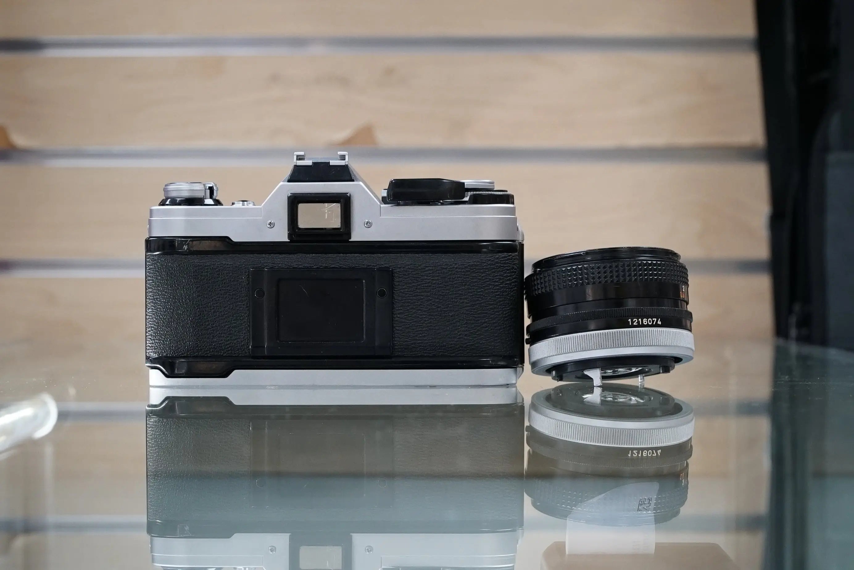 Canon (08640) AE-1 35mm Film SLR Camera w/FD 50mm f1.8 S.C. Lens, Used