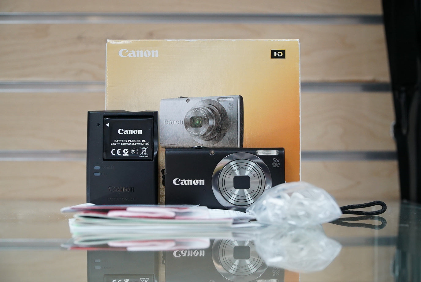 Canon PowerShot A2300 16.0 MP Digital Camera with 5x Optical Zoom #17681, Used