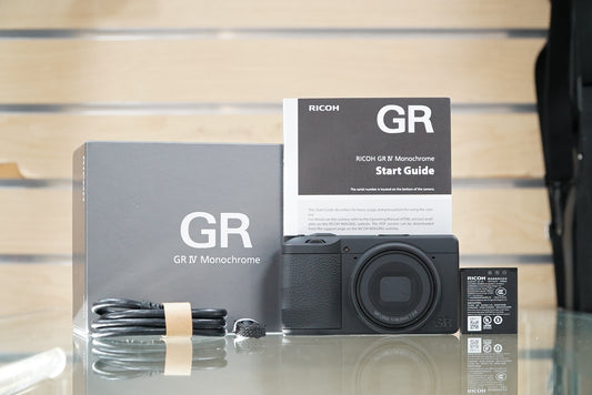 Ricoh GR IV Monochrome Digital Camera #11506, Used