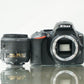 Nikon D5500 DSLR Camera W/AF-S Nikkor 18-55mm f/3.5-5.6G II VR Lens #03734, Used