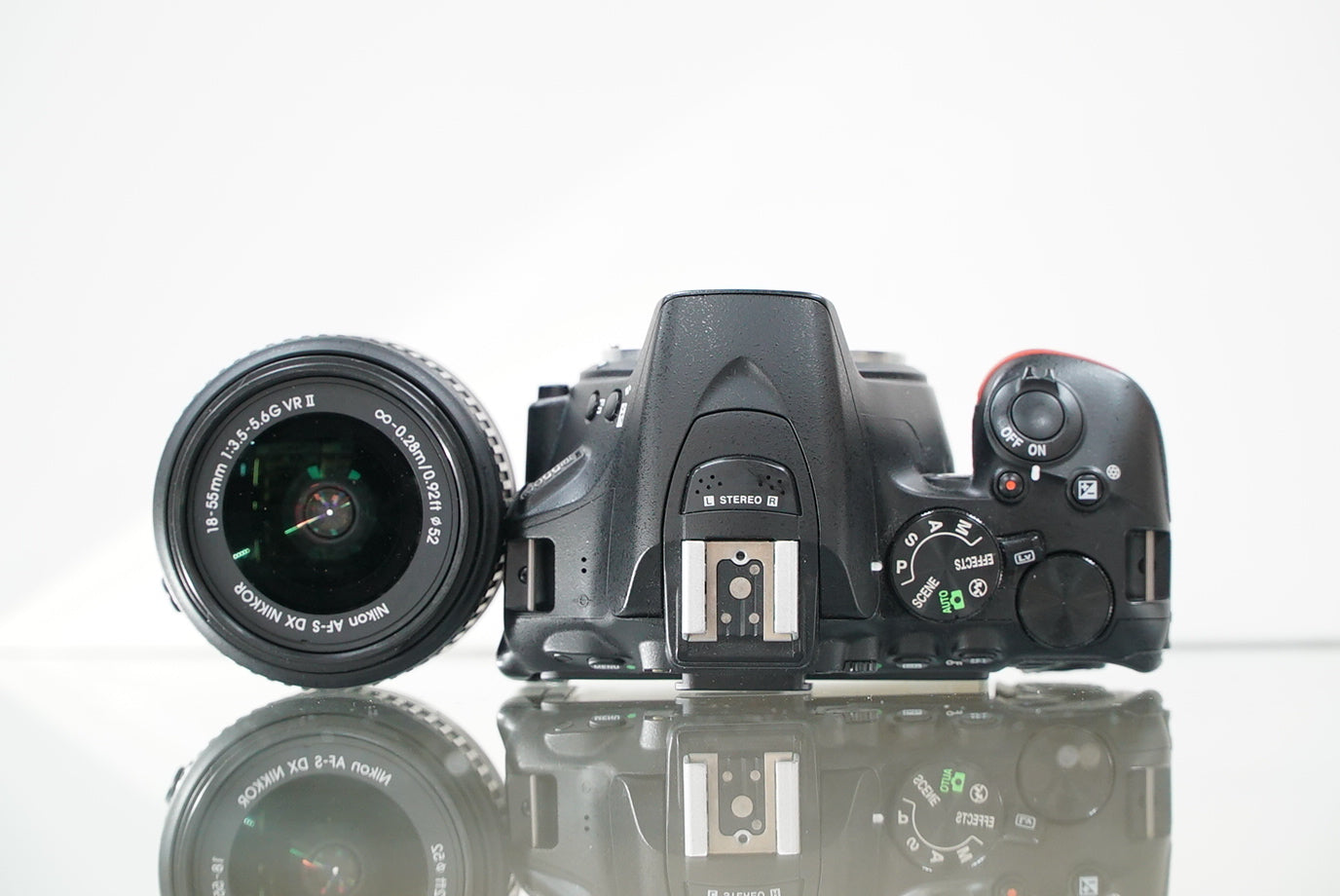 Nikon D5500 DSLR Camera W/AF-S Nikkor 18-55mm f/3.5-5.6G II VR Lens #03734, Used