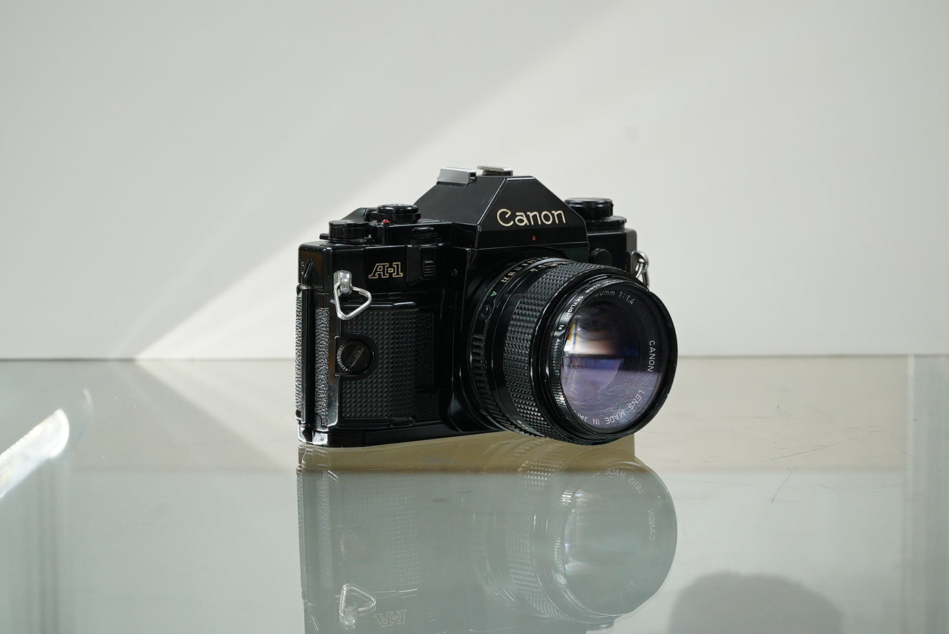Canon A-1 35mm SLR Film Camera w/FD 50mm f1.4 Lens #26867, Used
