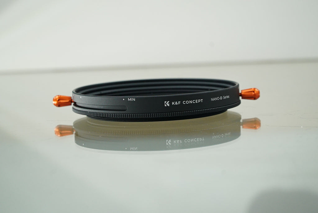 K&F Concept 72mm Variable ND2-32 & CPL Lens Filter Nano-D Series, Used