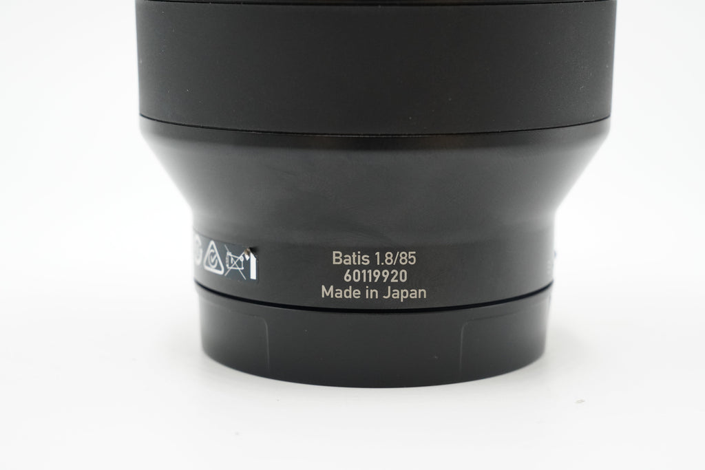 ZEISS 85F18-S-19920 Batis 85mm f/1.8 Lens for Sony E Mount Mirrorless Cameras, Used - AVC photo video store
