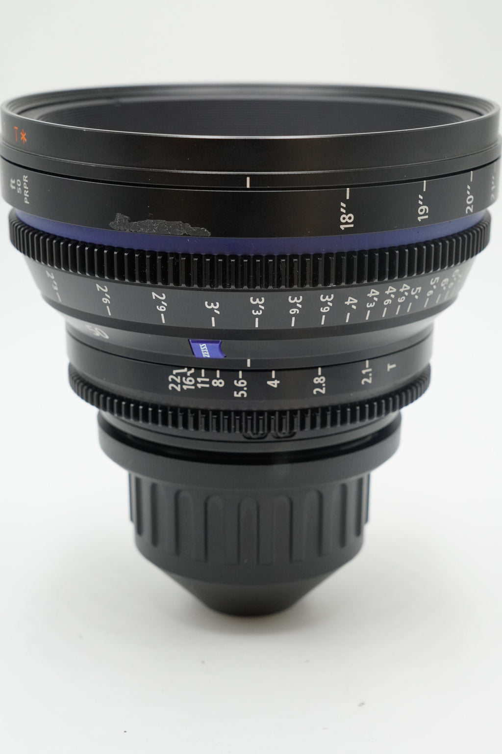 Zeiss CP250T21-PL-12928 CP.2 50mm T2.1 Compact Prime Planar T* Manual Cine Lens with PL-Mount, Black with Metric Focus Scale, Used - AVC photo video store