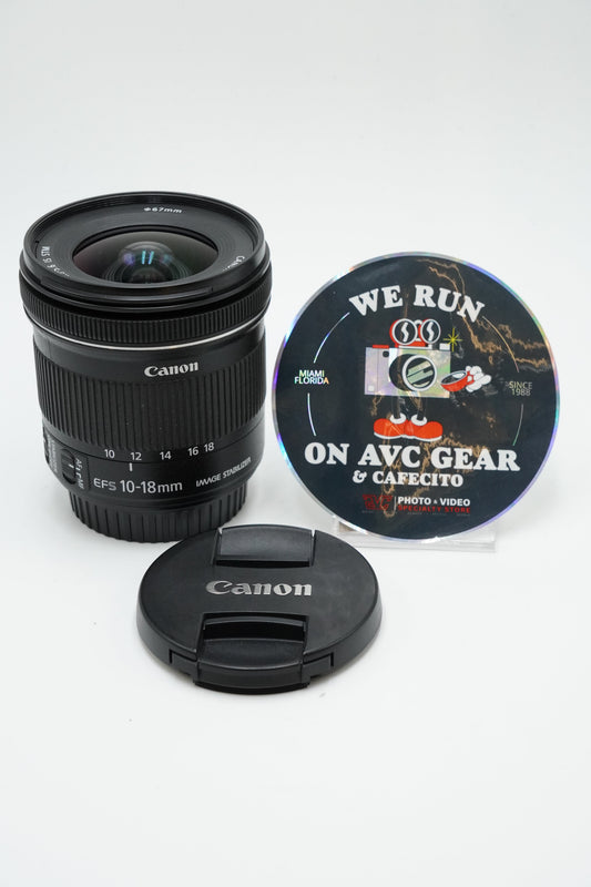Canon EFS1018-05977 EF-S 10-18mm f/4.5-5.6 IS STM, Used - AVC photo video store