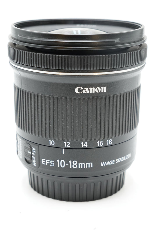 Canon EFS1018-05977 EF-S 10-18mm f/4.5-5.6 IS STM, Used - AVC photo video store