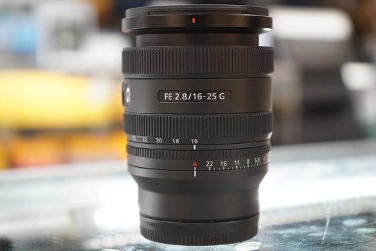 Sony SEL1625G-6326104 FE 16-25mm f/2.8 G Full-Frame Autofocus Lens for E-Mount, Used - AVC photo video store
