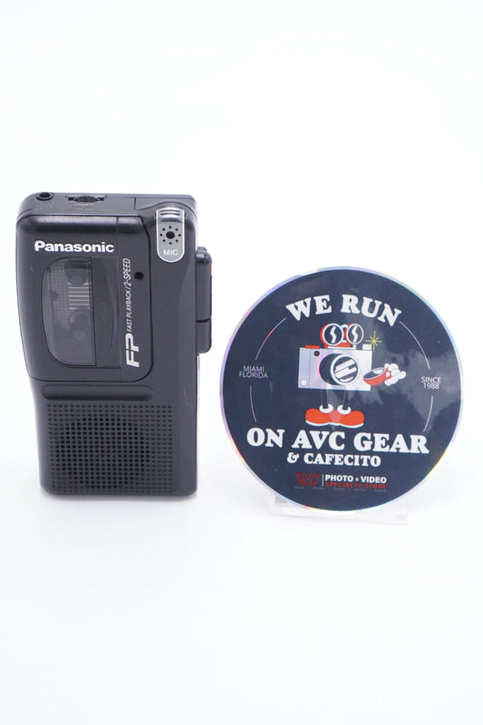 Panasonic RN-202-08595 MicroCassette Voice Recorder 2 Speed Handheld Dictaphone, Used (For Parts)