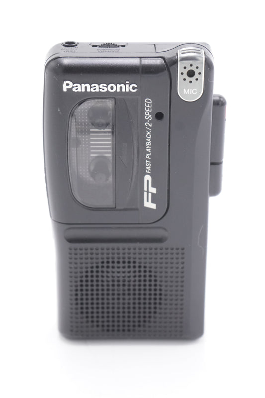 Panasonic RN-202-08595 MicroCassette Voice Recorder 2 Speed Handheld Dictaphone, Used (For Parts)