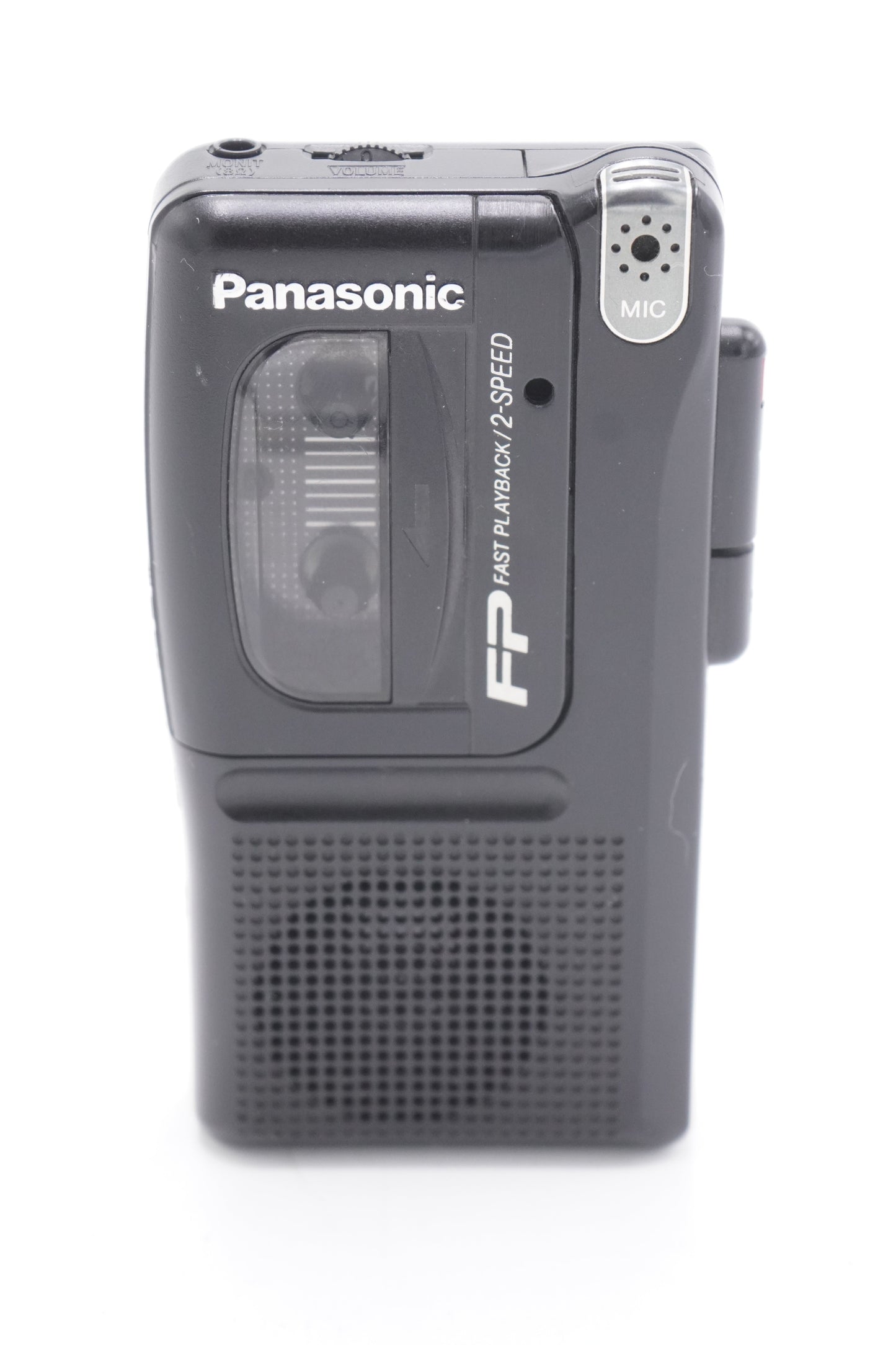 Panasonic RN-202-08595 MicroCassette Voice Recorder 2 Speed Handheld Dictaphone, Used (For Parts)