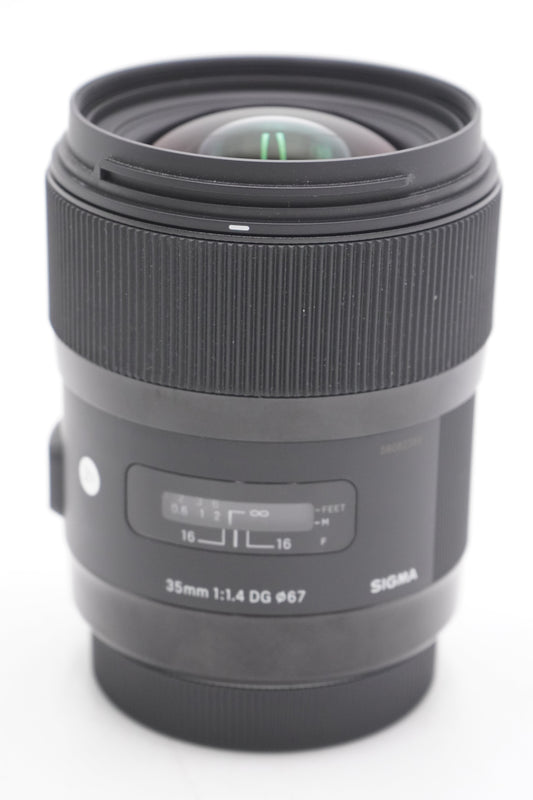 Sigma 3514C-82364 35mm f/1.4 DG Lens F/Canon, Used