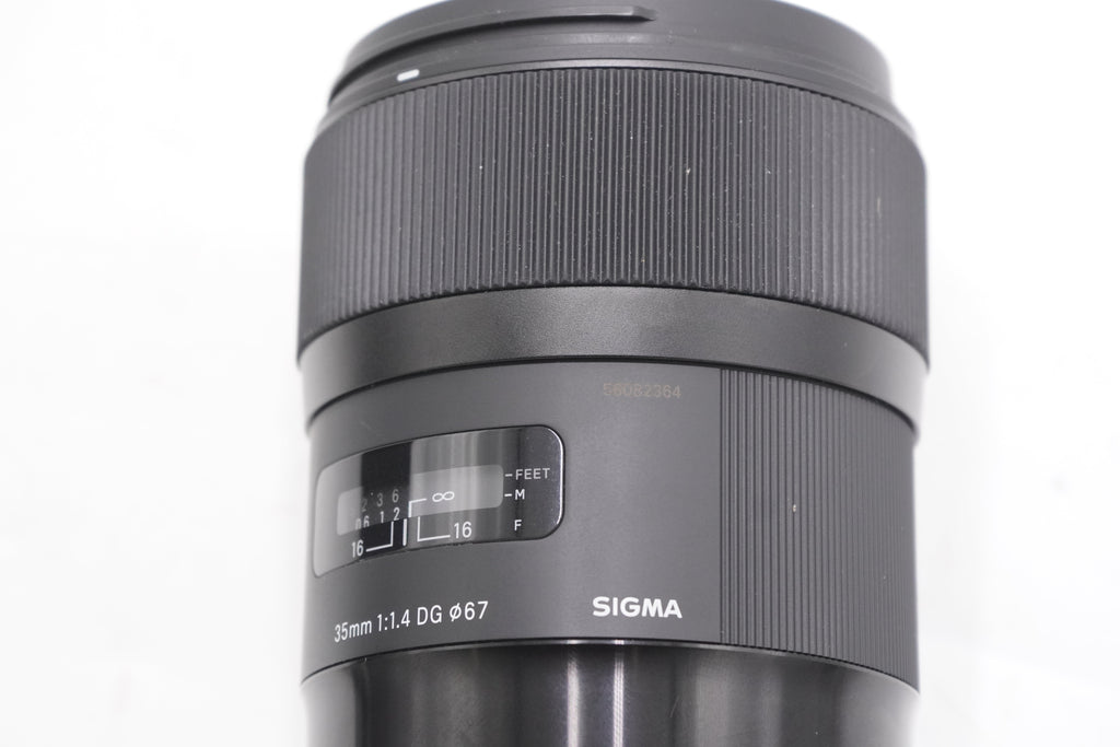 Sigma 3514C-82364 35mm f/1.4 DG Lens F/Canon, Used - AVC photo video store