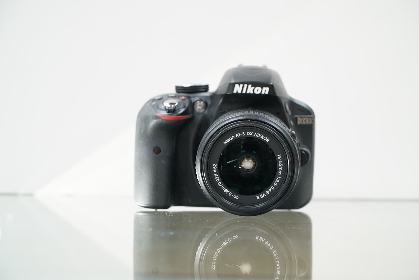 Nikon D3300 DSLR Camera with 18-55mm Lens (Black), 83415, Used