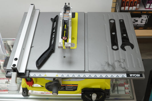 RYOBI-38223 13 Amp 8-1/4 in. Compact Portable Corded Jobsite Table Saw (No Stand), Used