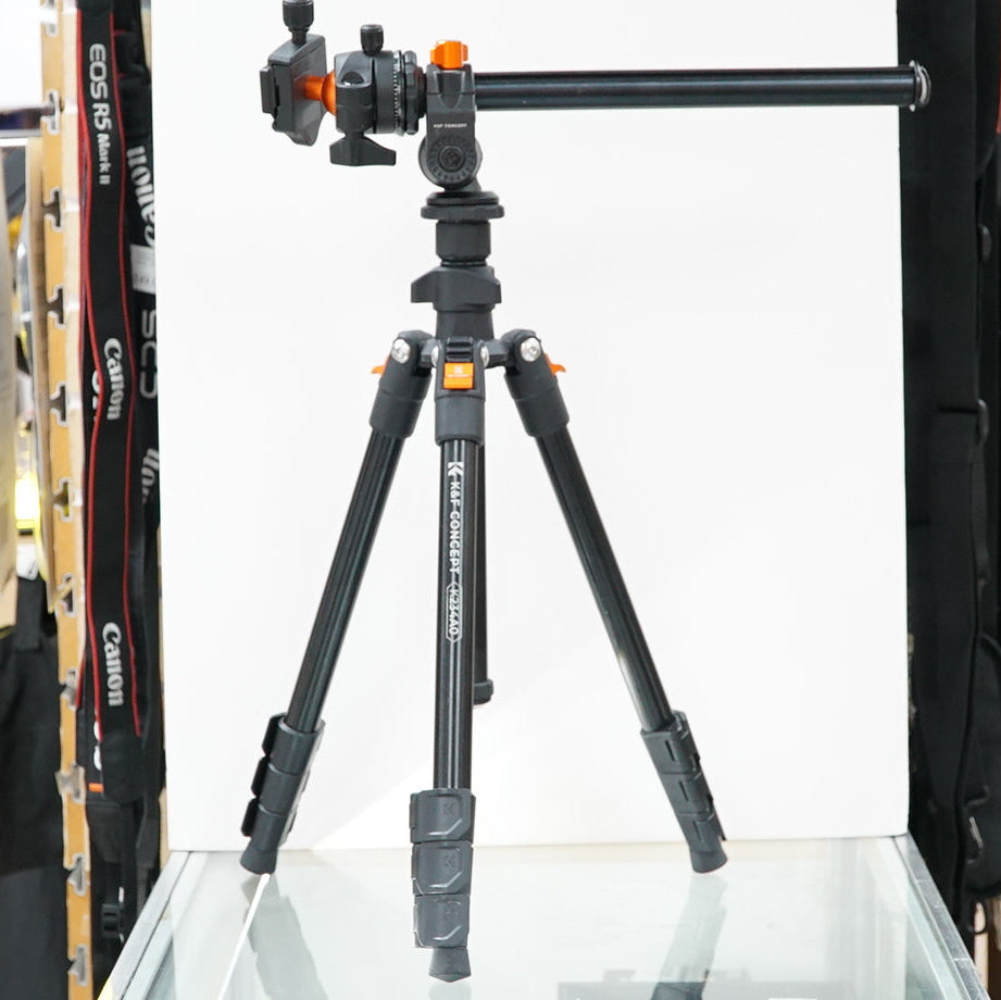 K&F Concept K234A0 4-Section Lightweight Aluminum Tripod with Ball Head, Used