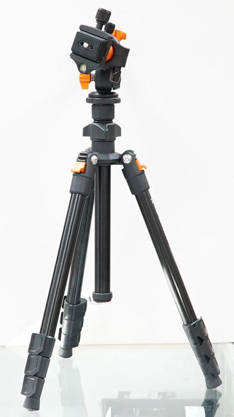 K&F Concept K234A0 4-Section Lightweight Aluminum Tripod with Ball Head, Used