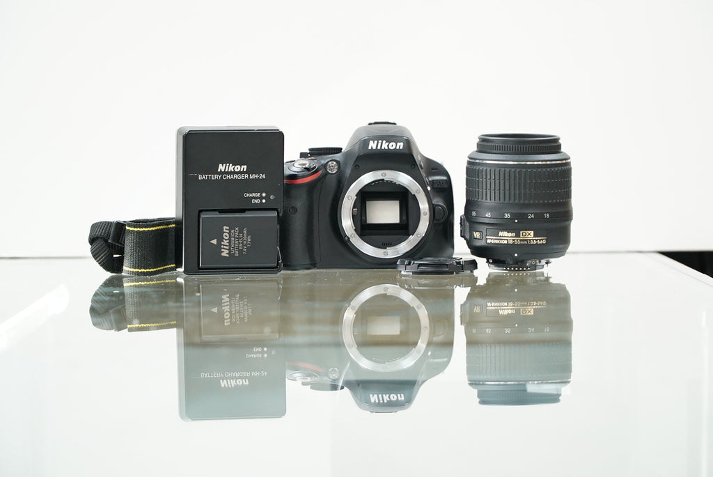 Nikon D5100 Digital SLR Camera W/AF-S 18-55 f/3.5-5.6 G VR  #52263, Used