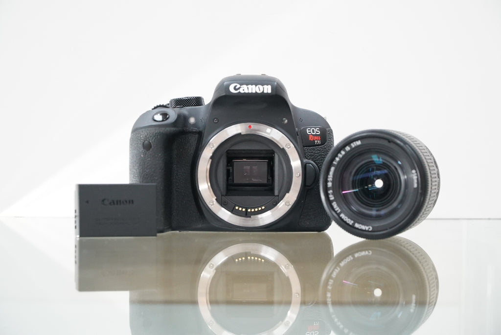 Canon EOS Rebel T7i`DSLR Camera w/18-55mm f/4-5.6 IS STM #10201, Used