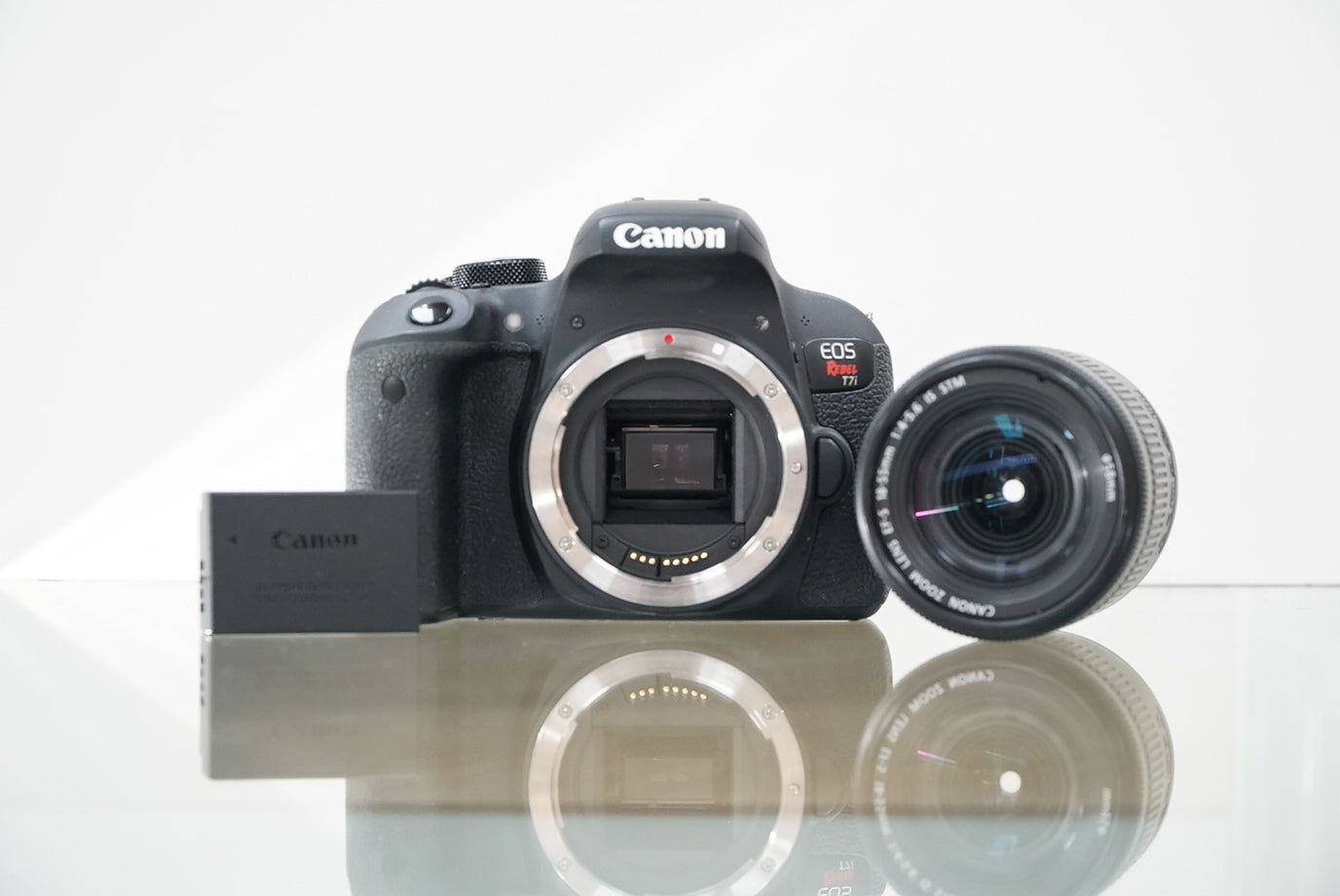 Canon EOS Rebel T7i`DSLR Camera w/18-55mm f/4-5.6 IS STM #10201, Used